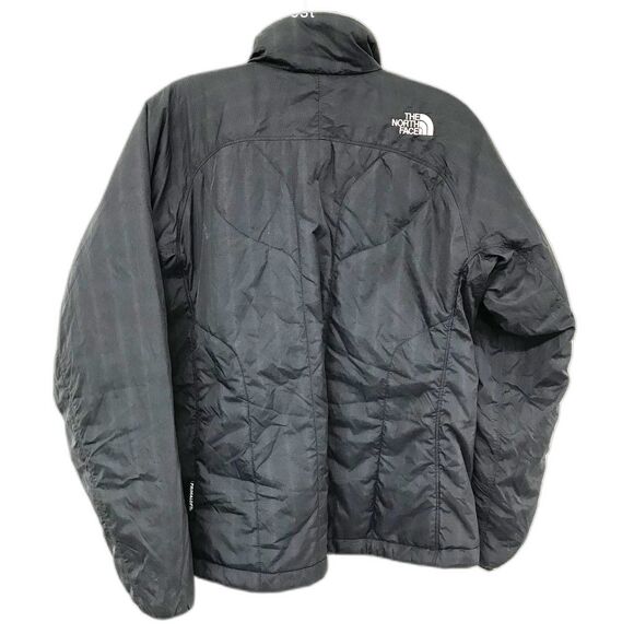 The North Face Full Zip Quilted Black Nylon Jacket - Size Small - Picture 4 of 6